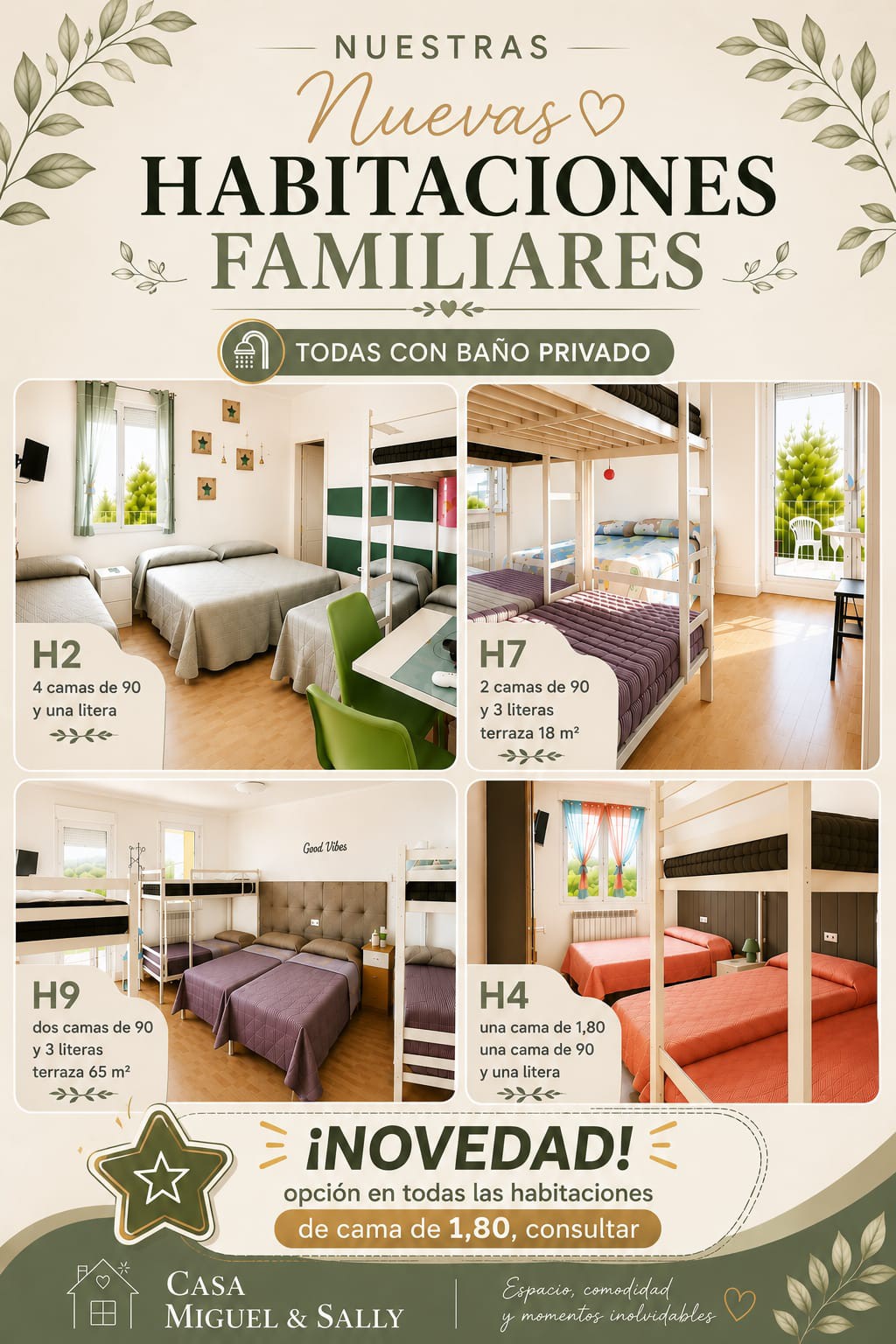 Habitaciones familiares